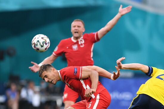 Russia Soccer Euro 2020 Sweden - Poland