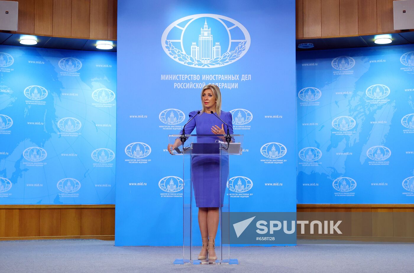 Russia Zakharova Briefing