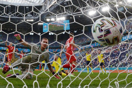 Russia Soccer Euro 2020 Sweden - Poland