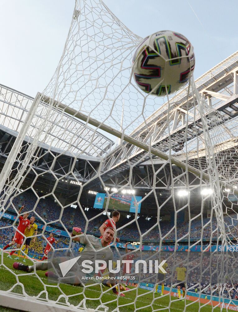 Russia Soccer Euro 2020 Sweden - Poland