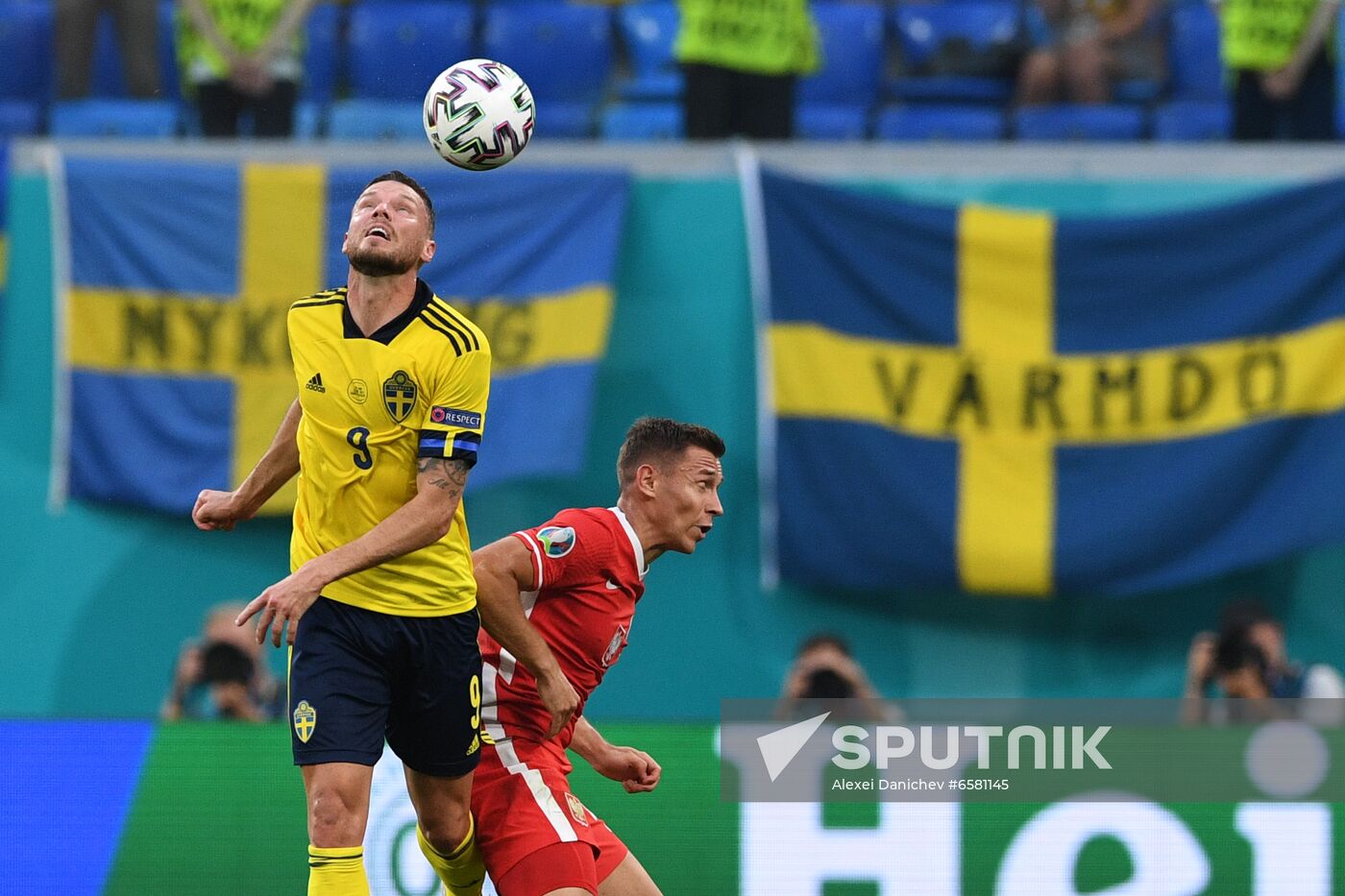 Russia Soccer Euro 2020 Sweden - Poland