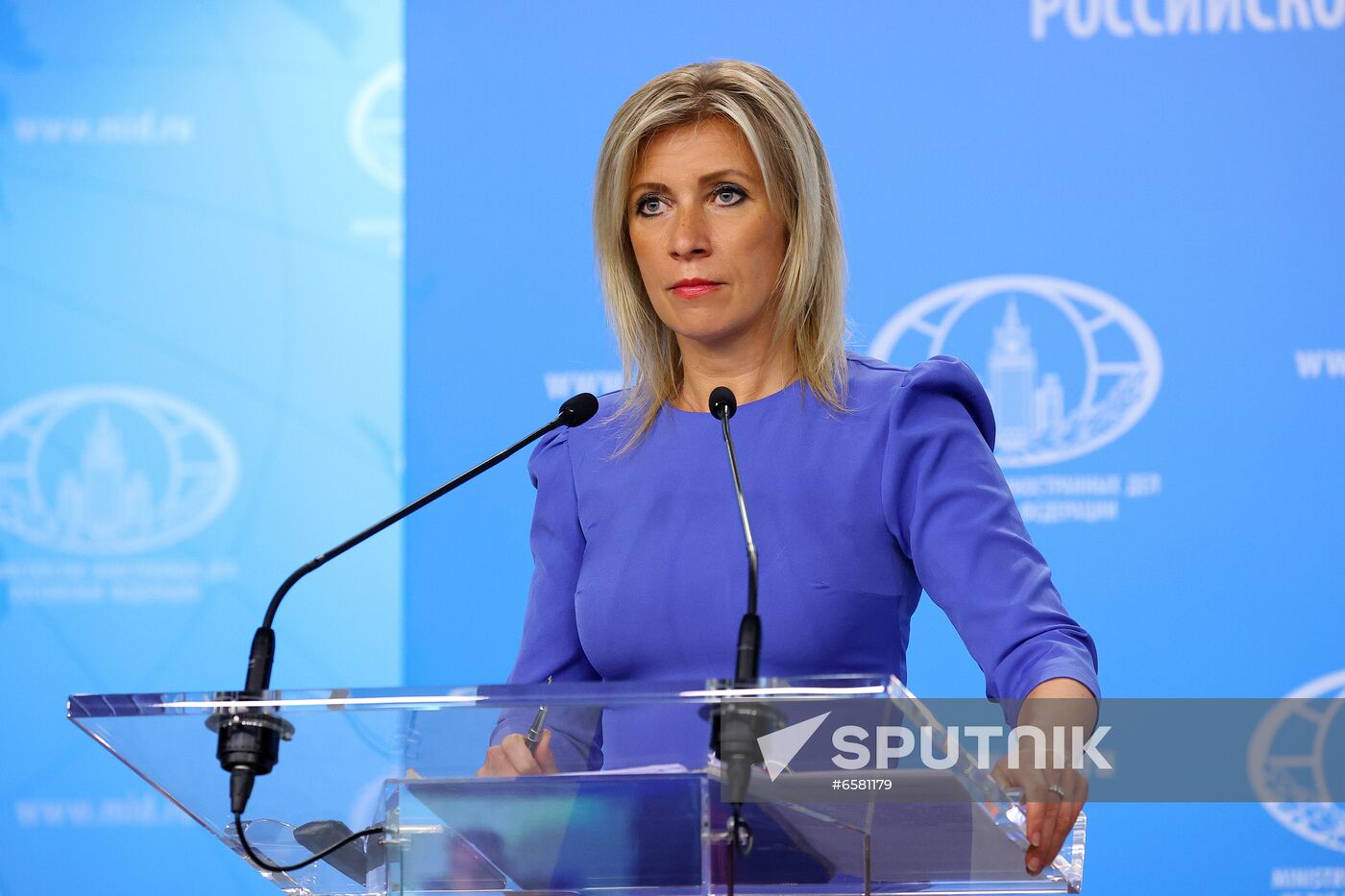 Russia Zakharova Briefing