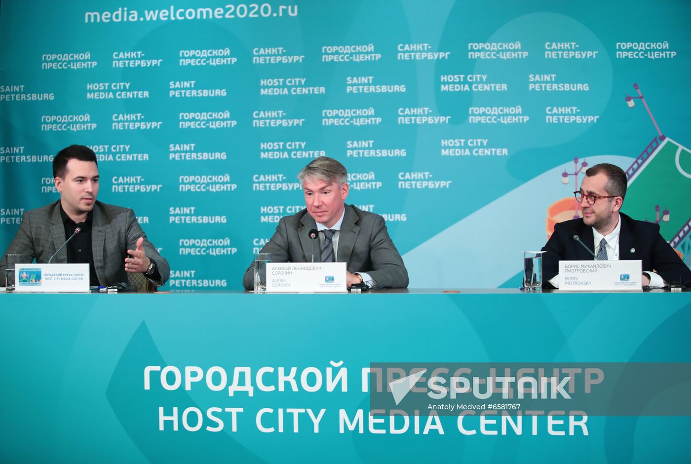 News conference following EURO 2020 group stage in St. Petersburg