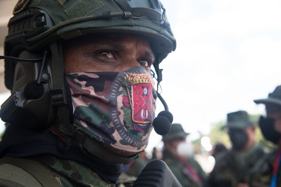 Venezuela Carabobo Battle Bicentennial Parade Rehearsal