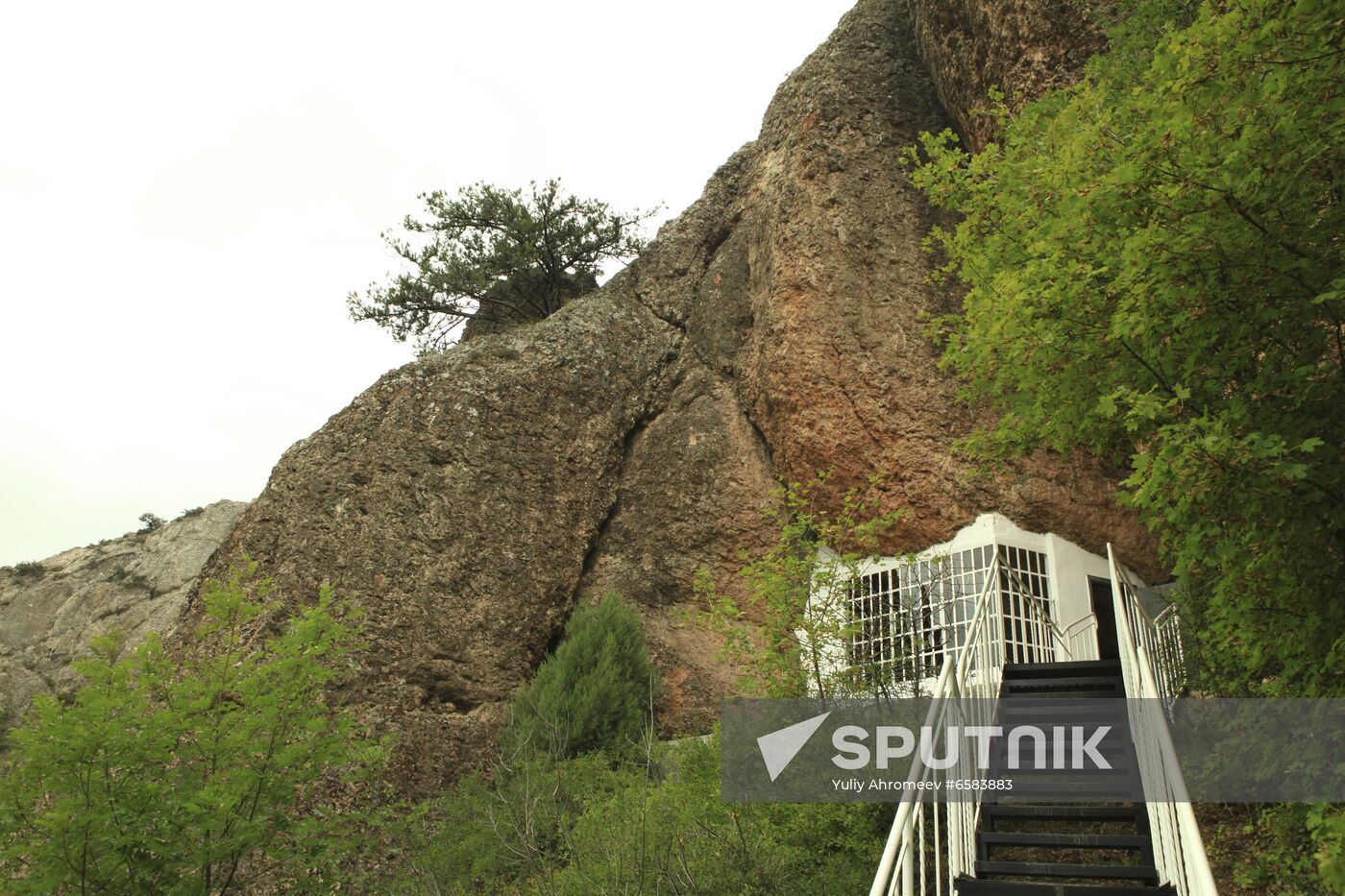 Holy spring inside Mount Kisiltash cave