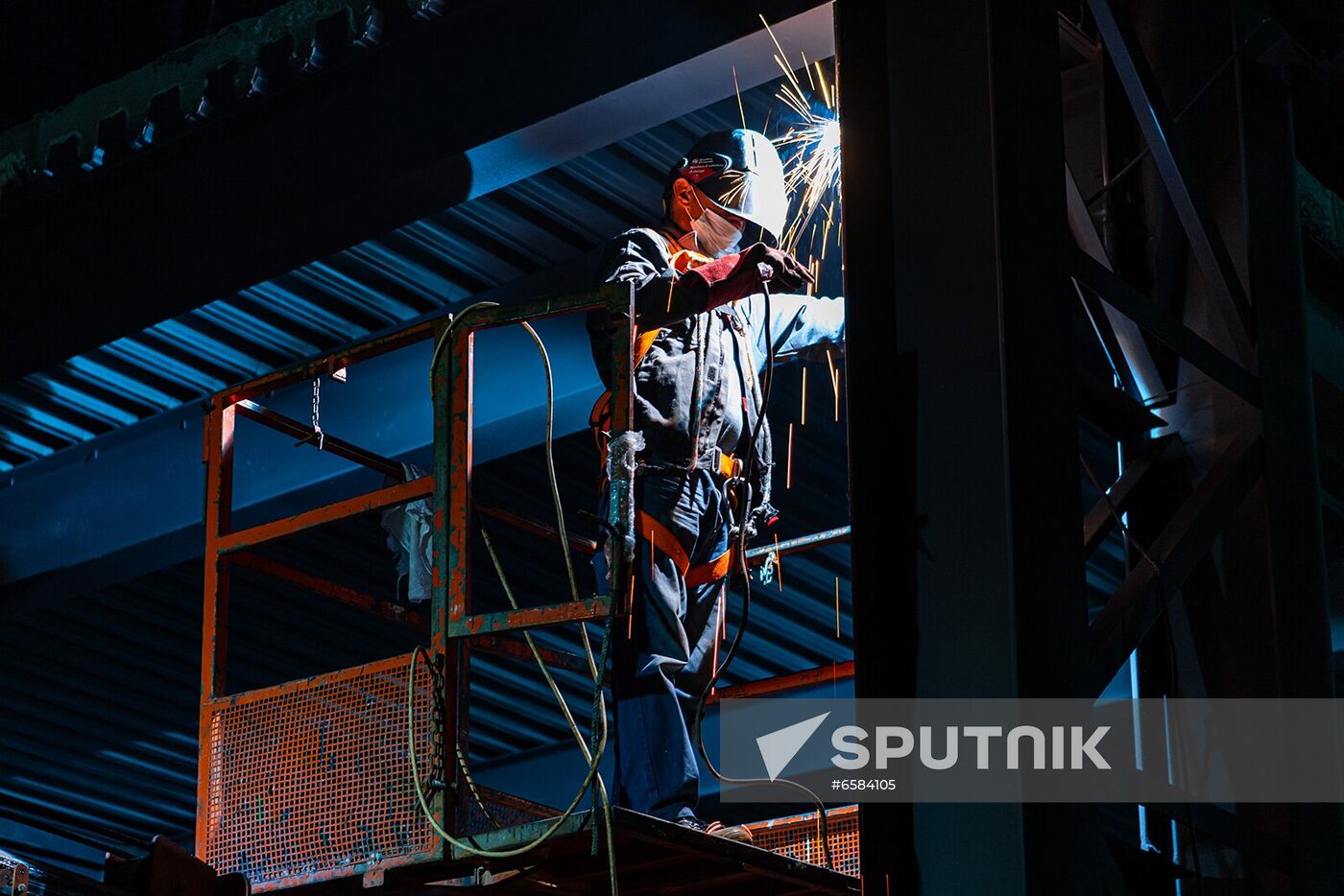 Construction of robotic archive facility in Sakharovo
