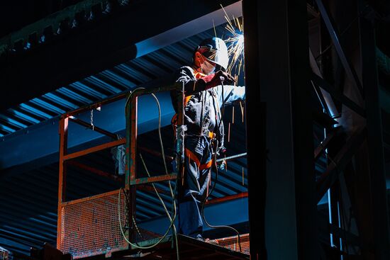 Construction of robotic archive facility in Sakharovo