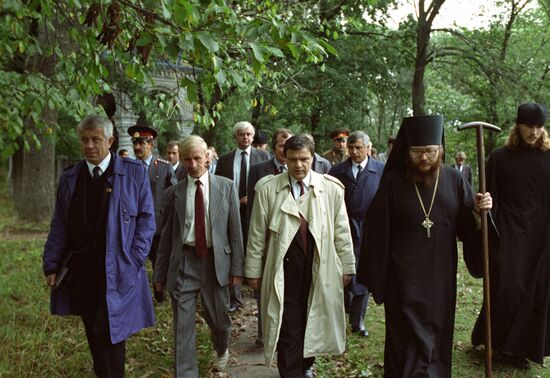 Working trip by Chairman of Supreme Soviet of USSR Ruslan Khasbulatov to Karelia