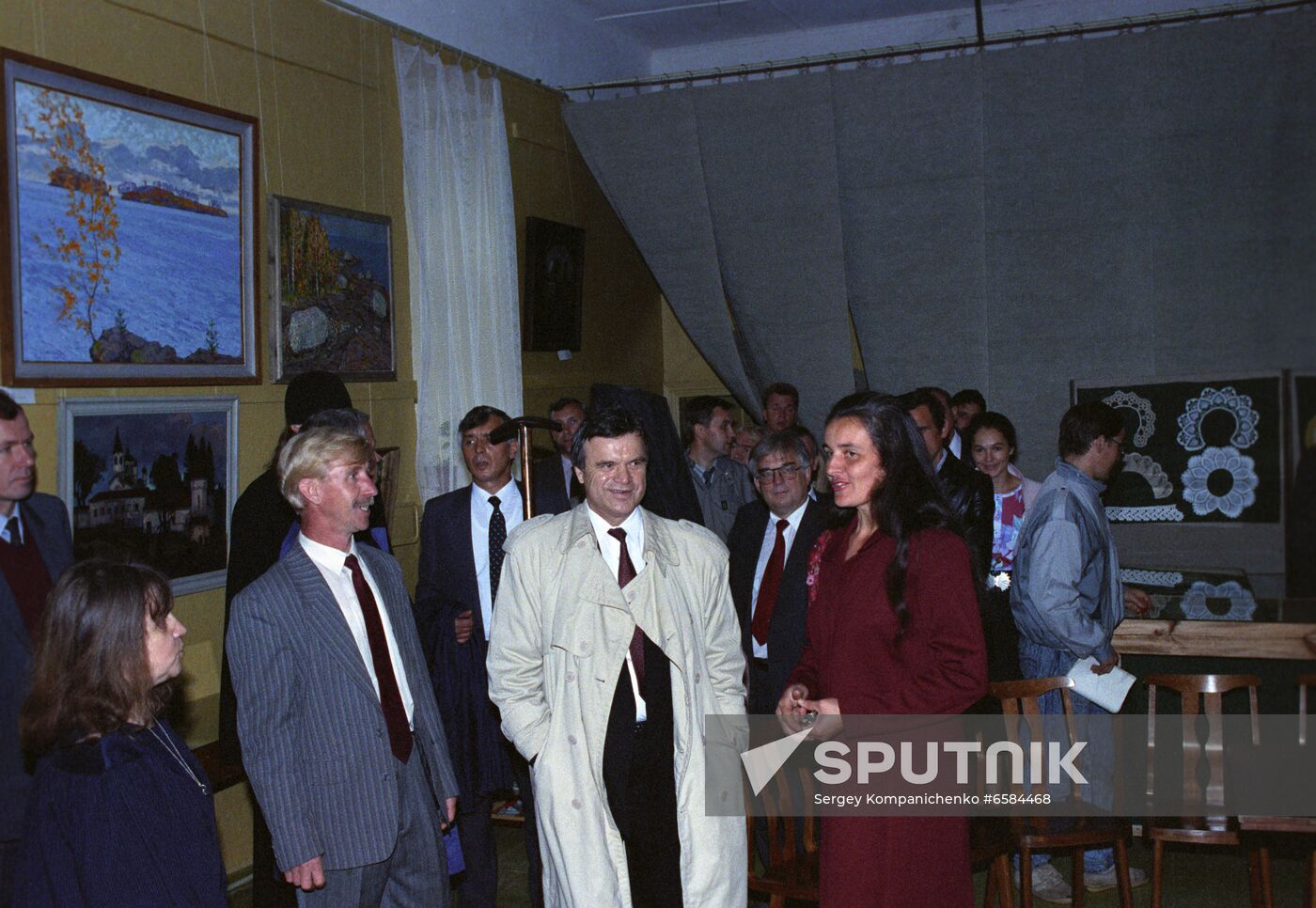 Working trip by Chairman of Supreme Soviet of USSR Ruslan Khasbulatov to Karelia