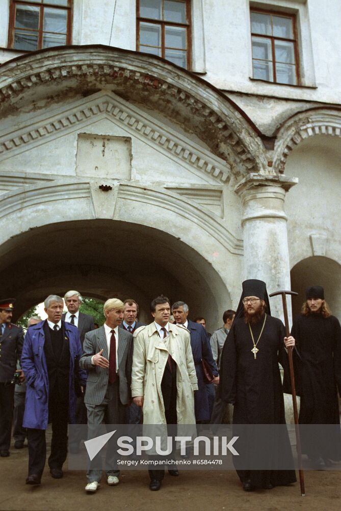 Working trip by Chairman of Supreme Soviet of USSR Ruslan Khasbulatov to Karelia