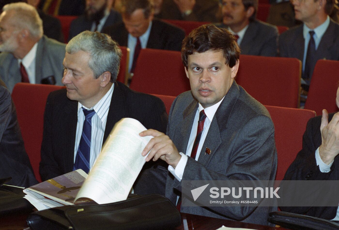 Russian President Boris Yeltsin's working trip to Chuvashia