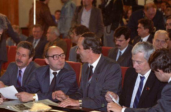 Russian President Boris Yeltsin's working trip to Chuvashia