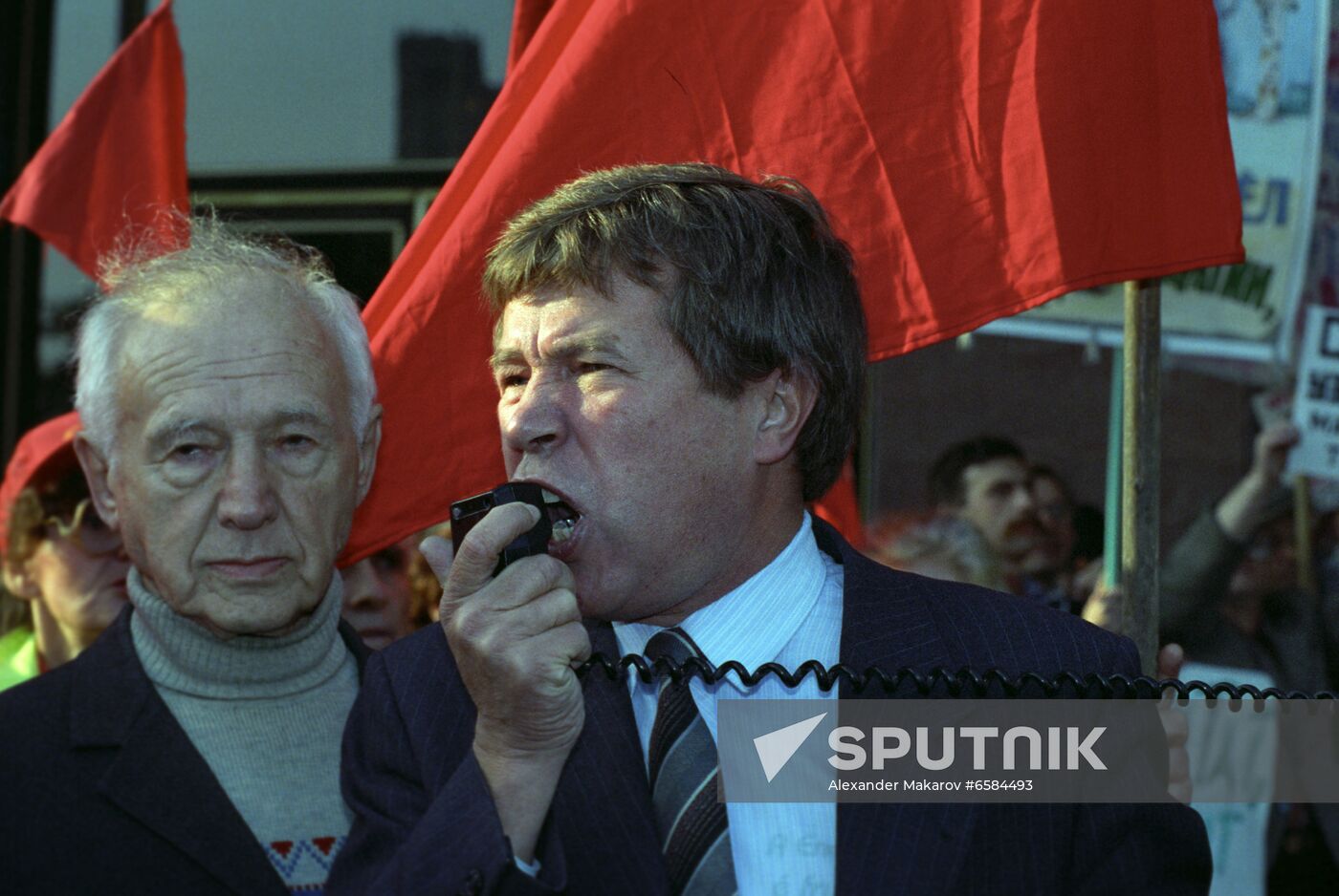 Leader of Labor Moscow movement Viktor Anpilov