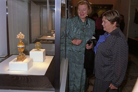 Faberge World exhibition at Moscow Kremlin