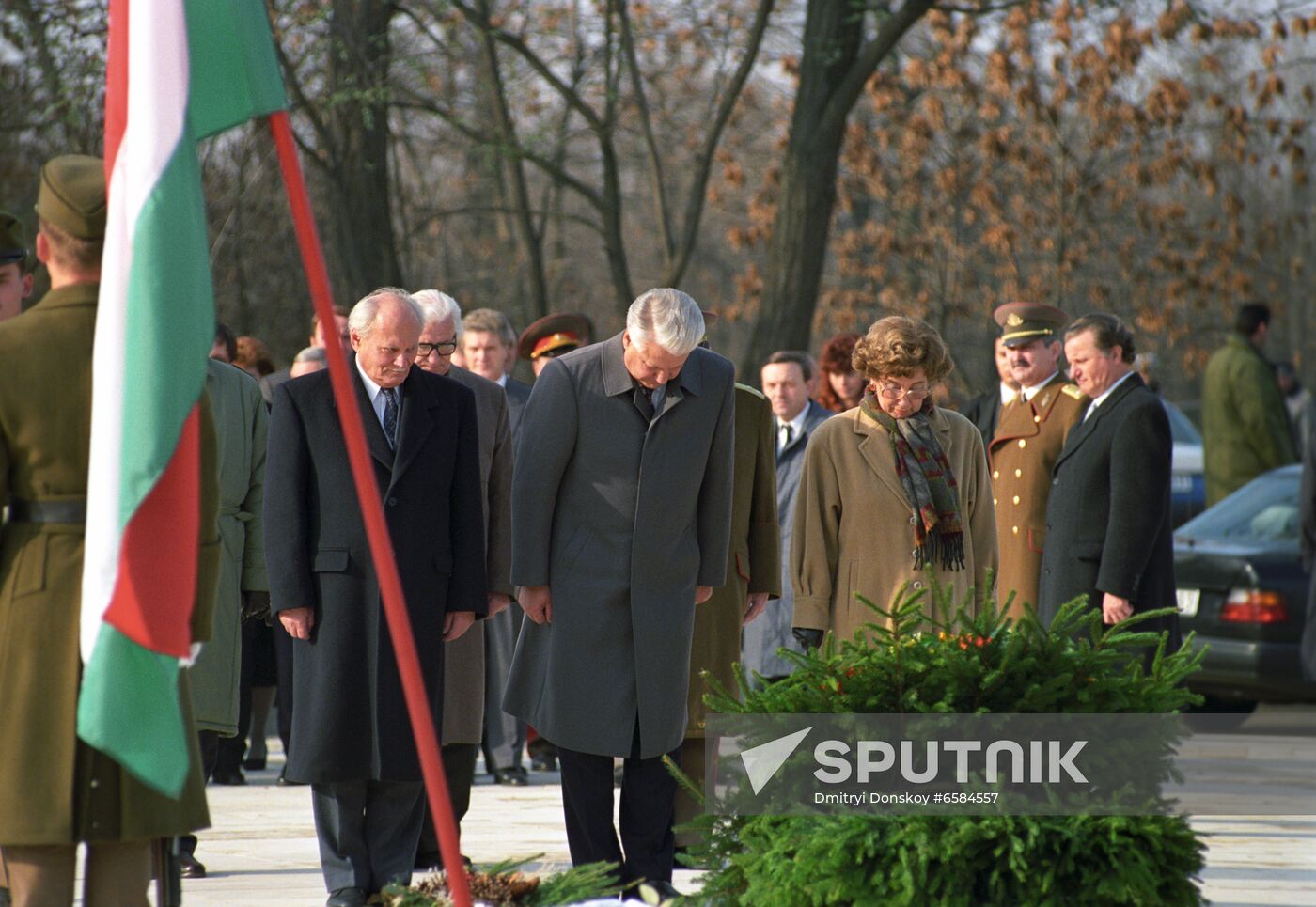 Russian President Boris Yeltsin's official visit to Hungary