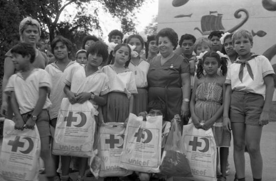 Children from Nicaragua in Odessa