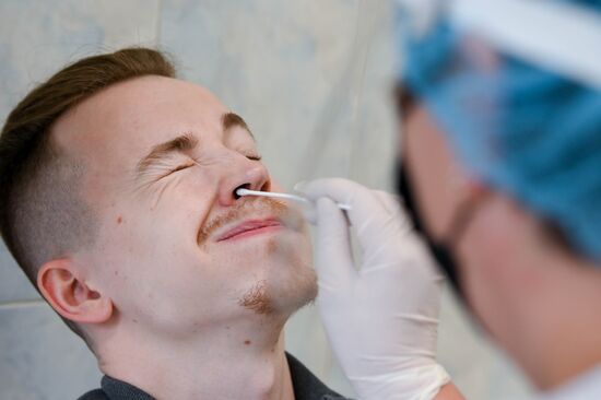 Russia Coronavirus Testing