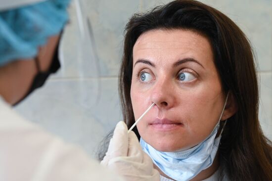 Russia Coronavirus Testing