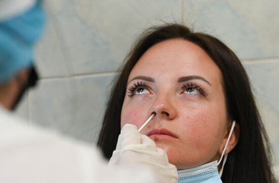 Russia Coronavirus Testing