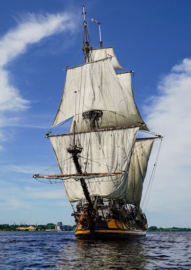 Latvia Russia Shtandart Tall Ship