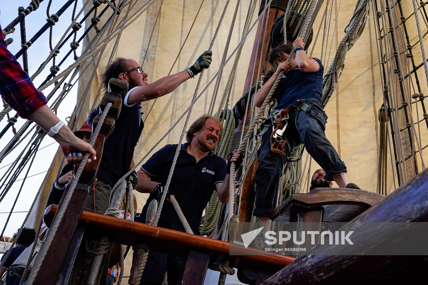 Latvia Russia Shtandart Tall Ship