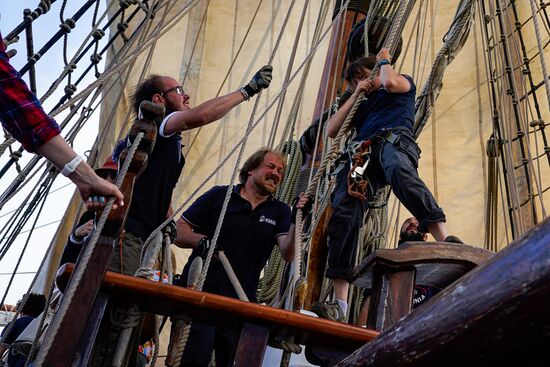 Latvia Russia Shtandart Tall Ship
