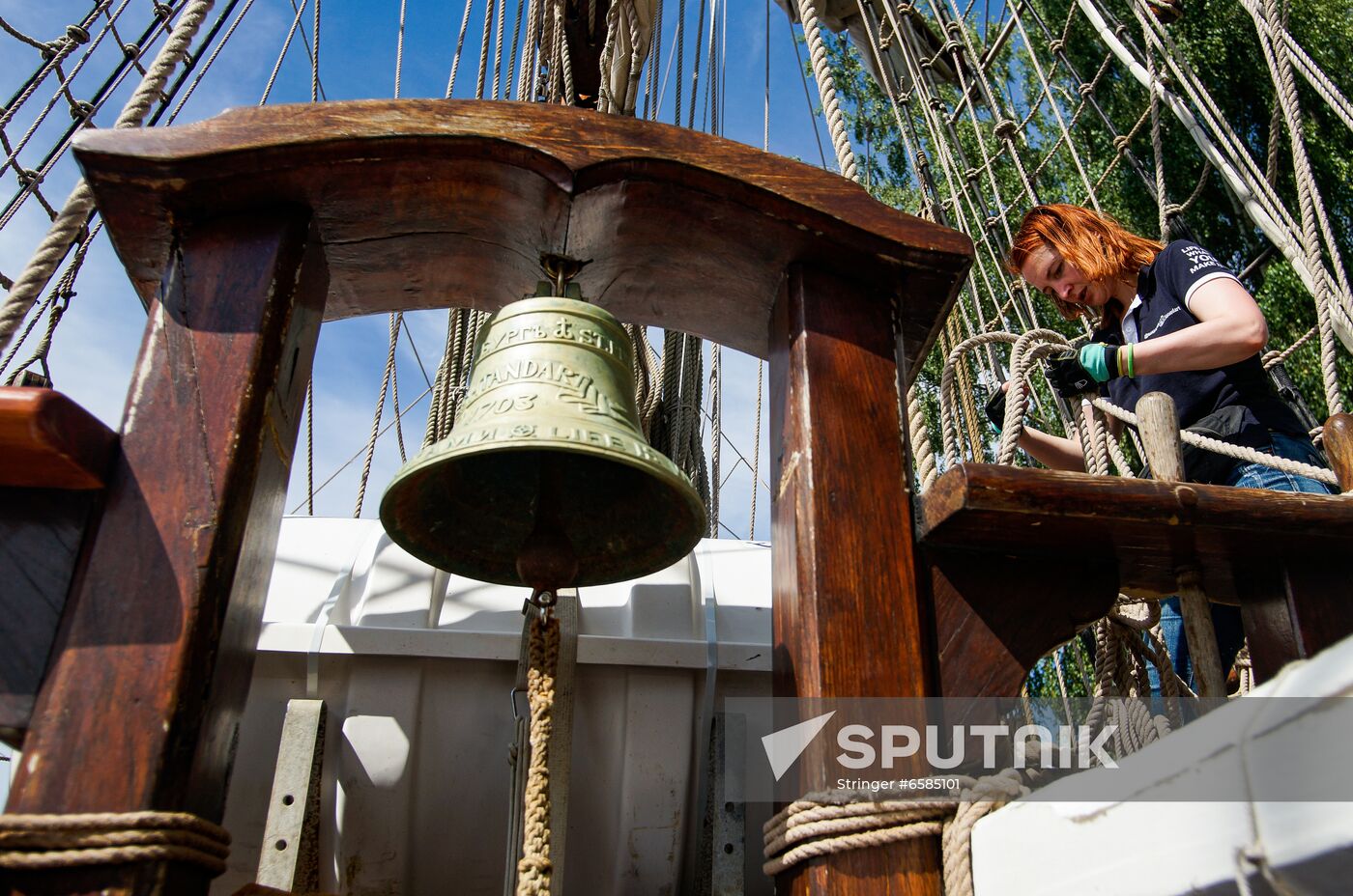 Latvia Russia Shtandart Tall Ship