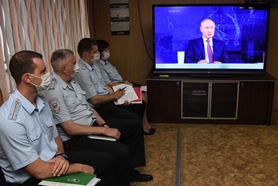 Russia Putin Direct Line