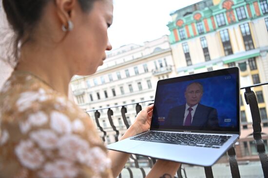 Russia Putin Direct Line