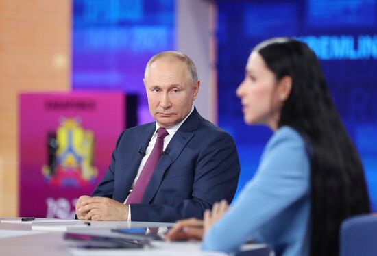 Russia Putin Direct Line