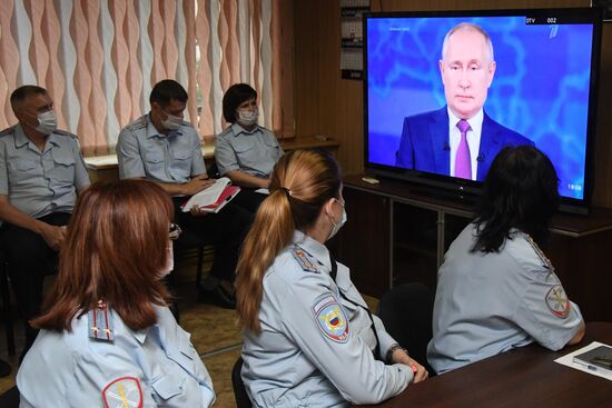 Russia Putin Direct Line