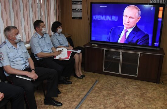 Russia Putin Direct Line