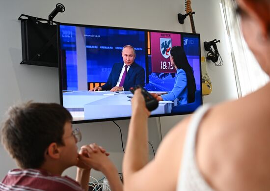 Russia Putin Direct Line