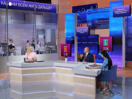 Russia Putin Direct Line