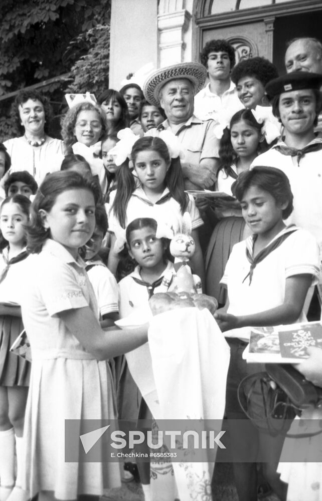 Children from Nicaragua in Odessa