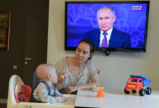 Russia Putin Direct Line