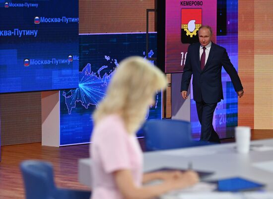 Russia Putin Direct Line