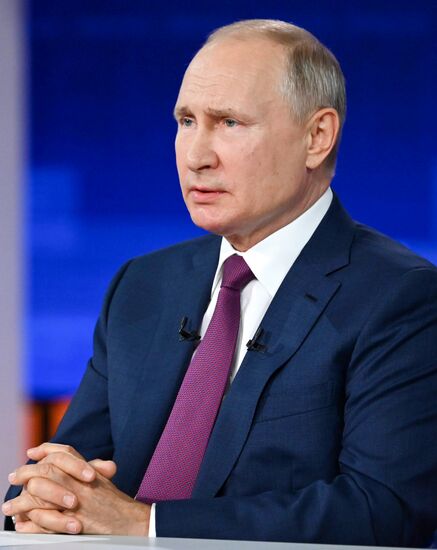 Russia Putin Direct Line