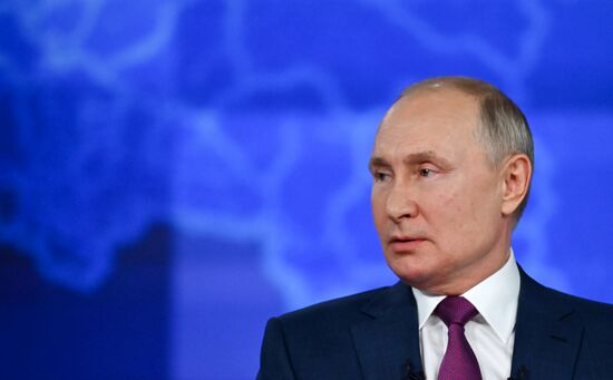 Russia Putin Direct Line