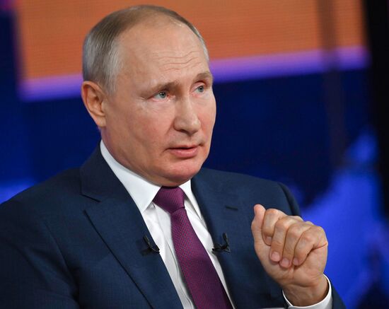 Russia Putin Direct Line