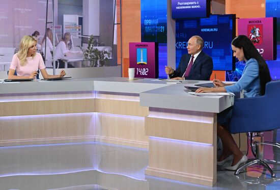 Russia Putin Direct Line