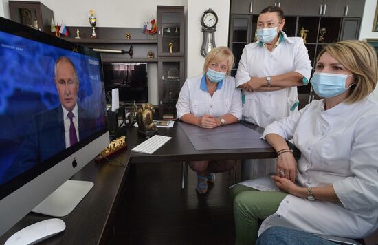 Russia Putin Direct Line