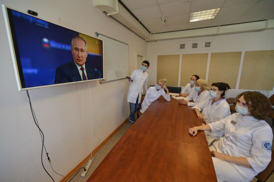 Russia Putin Direct Line