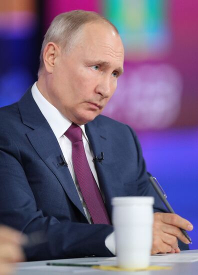 Russia Putin Direct Line