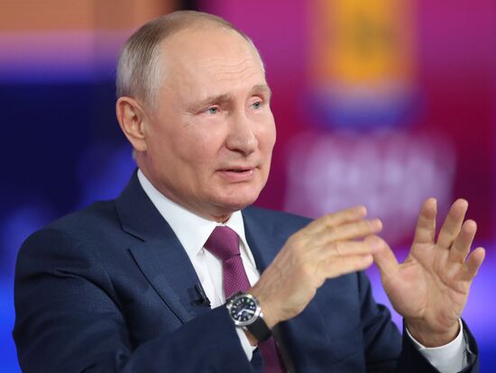 Russia Putin Direct Line