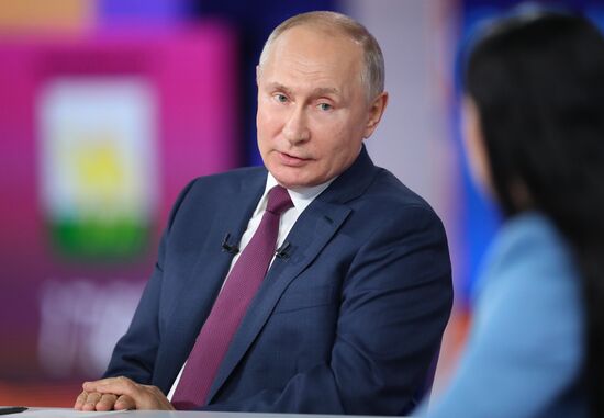 Russia Putin Direct Line