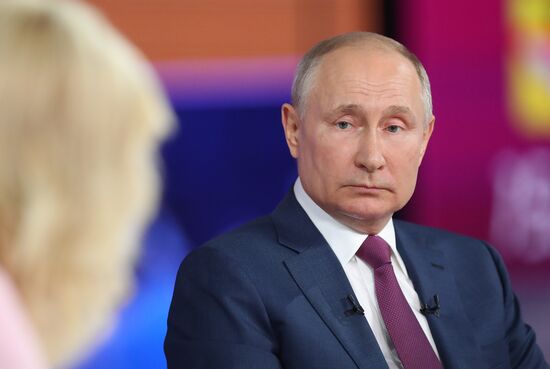 Russia Putin Direct Line