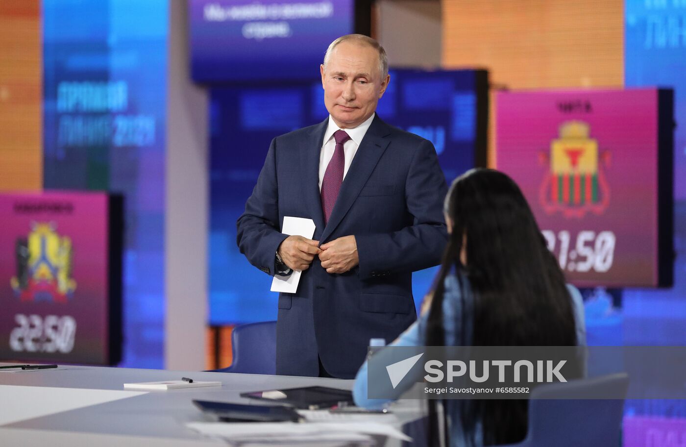 Russia Putin Direct Line