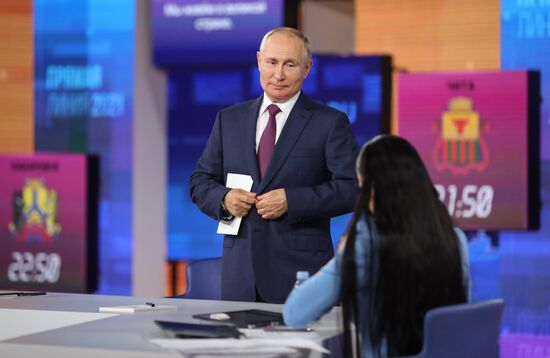 Russia Putin Direct Line