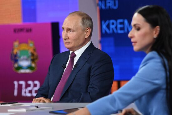 Russia Putin Direct Line